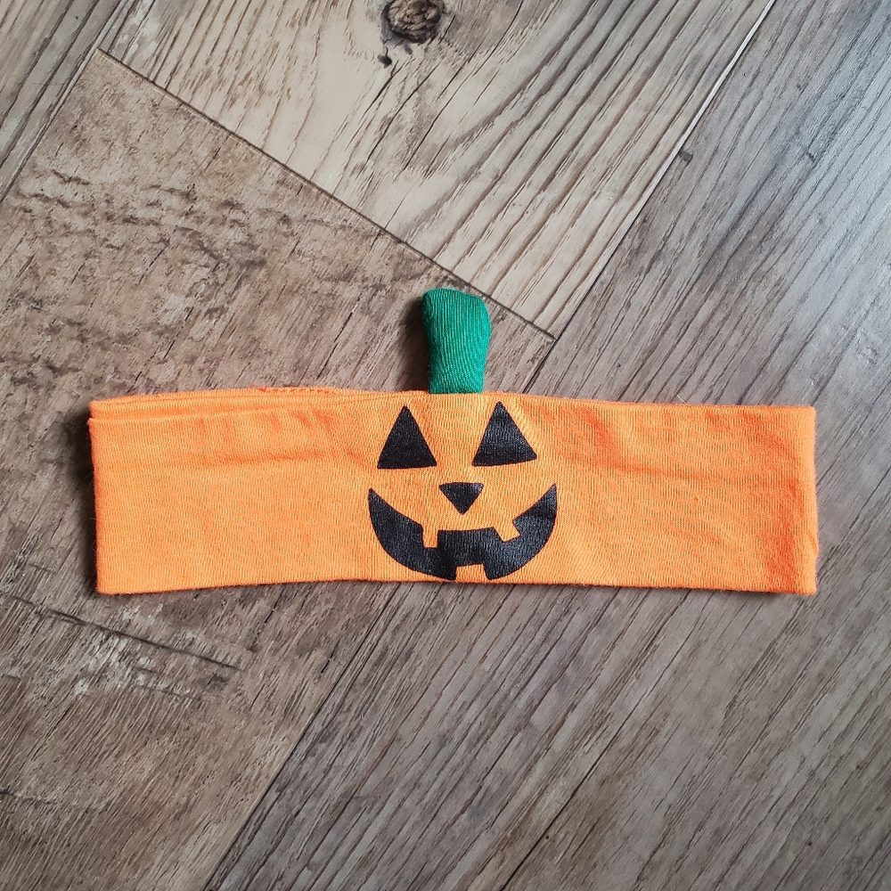 Pumpkin Headband for Infant for Halloween, 0-12 Months